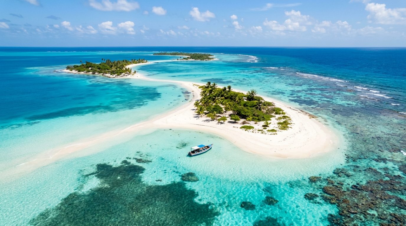 Cayos de arena blanca en Los Roques (imagen ilustrativa)