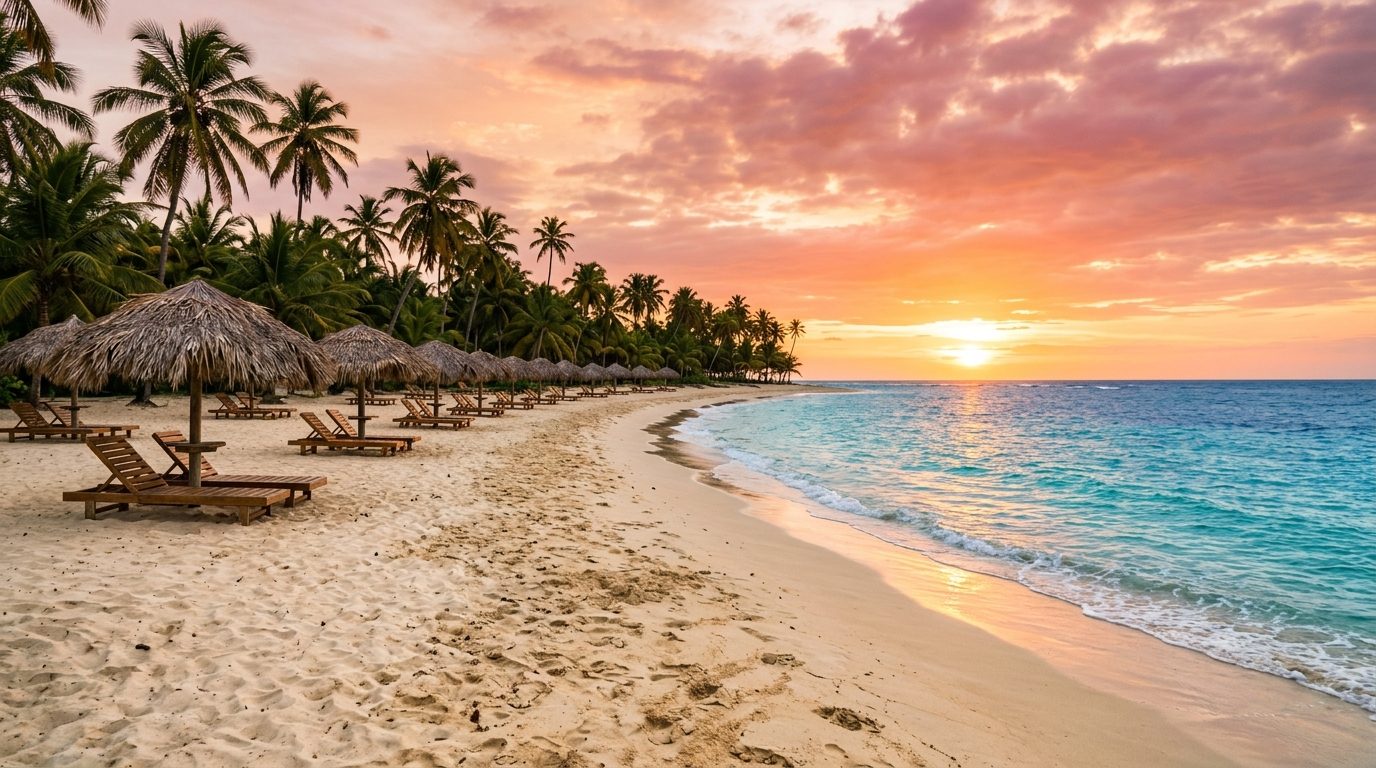 Playa de la Isla de Margarita al atardecer (imagen ilustrativa)